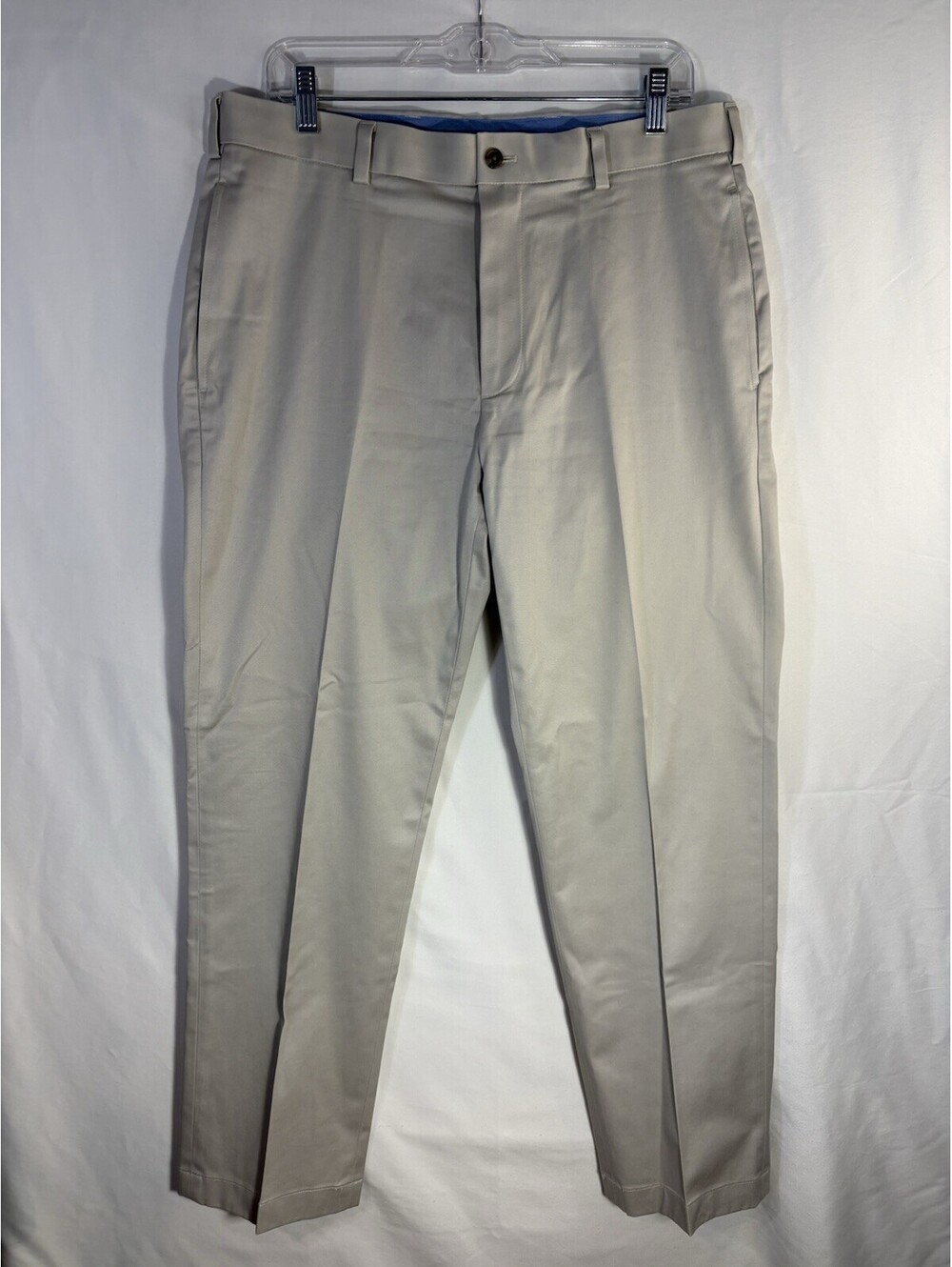 Brooks Brothers Clark Advantage Chino Pants Mens 34x30 Stretch Khaki Lightweight
